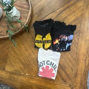 Kids Graphic T-Shirts - Black, White, Yellow